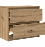 VidaXL Tv-meubel 60x35x54 cm bewerkt hout artisanaal eikenkleur