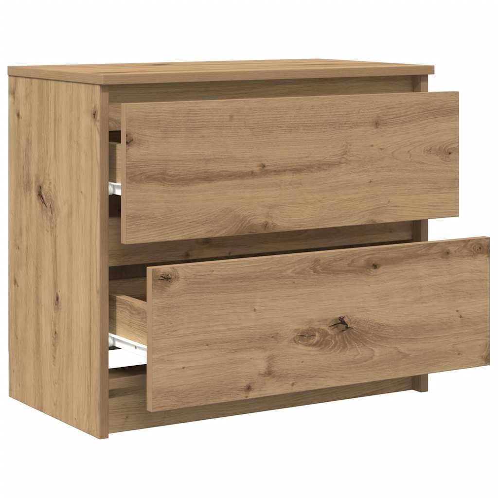 VidaXL Tv-meubel 60x35x54 cm bewerkt hout artisanaal eikenkleur