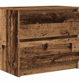 VidaXL Tv-meubel 60x35x54 cm bewerkt hout oud houtkleurig