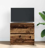 VidaXL Tv-meubel 60x35x54 cm bewerkt hout oud houtkleurig