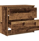 VidaXL Tv-meubel 60x35x54 cm bewerkt hout oud houtkleurig