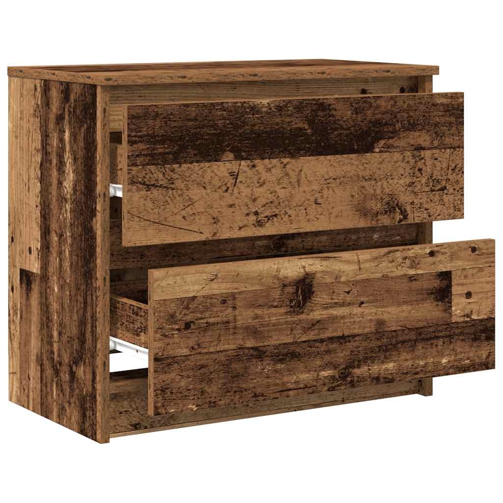 VidaXL Tv-meubel 60x35x54 cm bewerkt hout oud houtkleurig