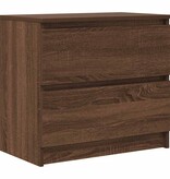 VidaXL Tv-meubel 60x35x54 cm bewerkt hout bruin eikenkleur