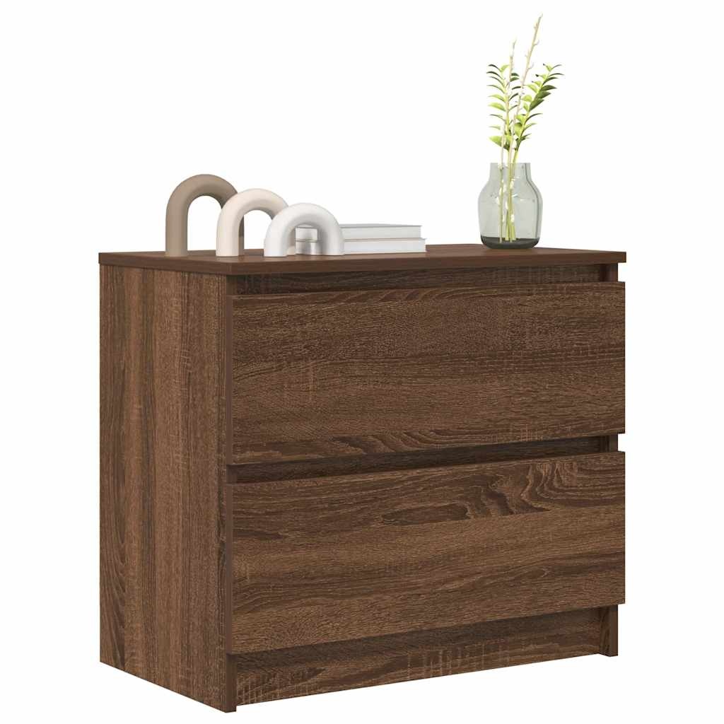 VidaXL Tv-meubel 60x35x54 cm bewerkt hout bruin eikenkleur
