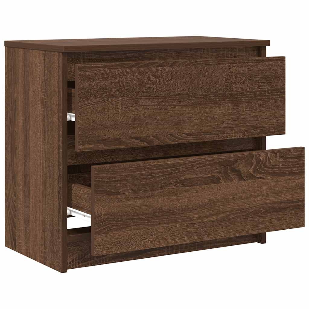VidaXL Tv-meubel 60x35x54 cm bewerkt hout bruin eikenkleur