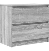 VidaXL Tv-meubel 60x35x54 cm bewerkt hout grijs sonoma eikenkleurig