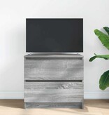 VidaXL Tv-meubel 60x35x54 cm bewerkt hout grijs sonoma eikenkleurig