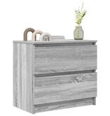 VidaXL Tv-meubel 60x35x54 cm bewerkt hout grijs sonoma eikenkleurig