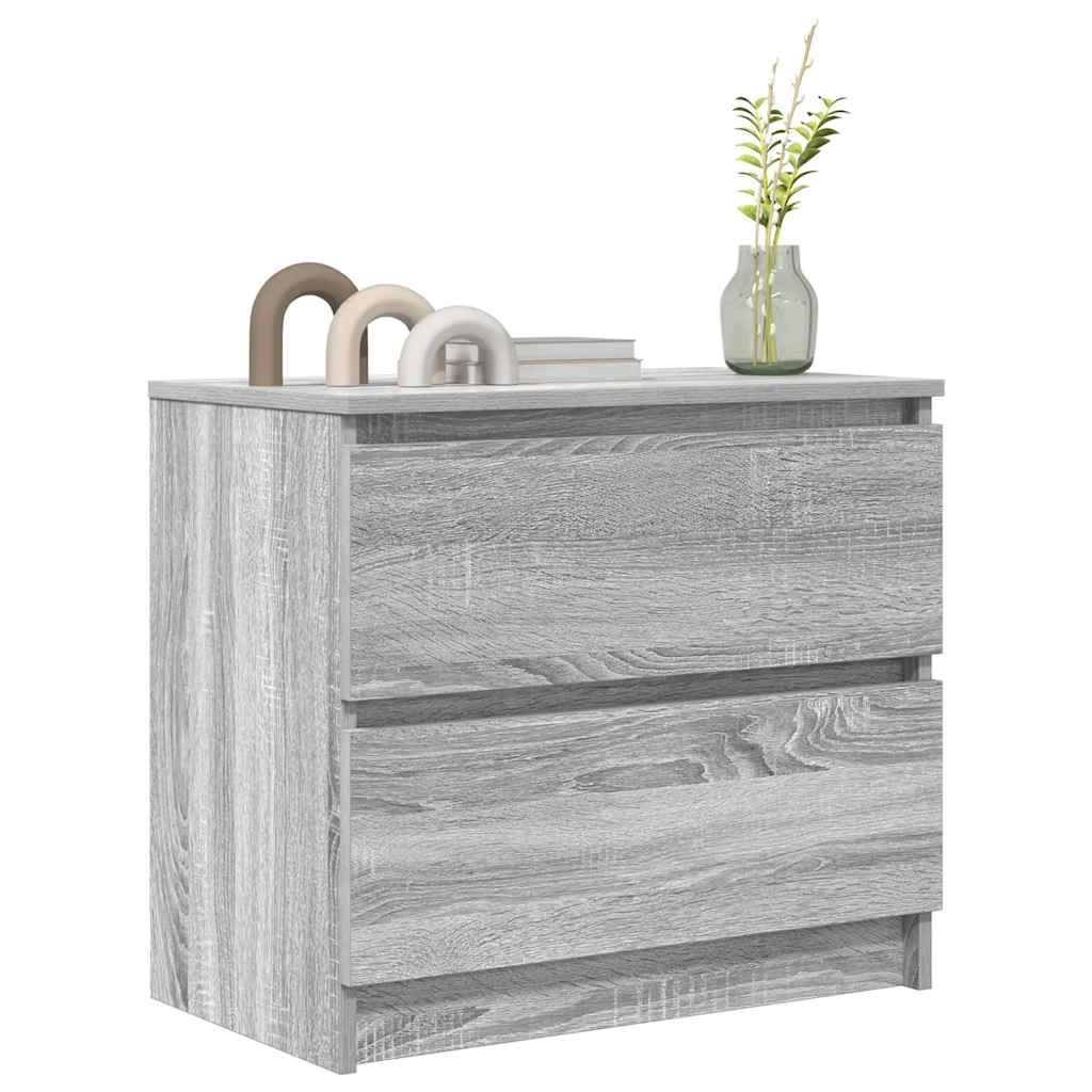 VidaXL Tv-meubel 60x35x54 cm bewerkt hout grijs sonoma eikenkleurig