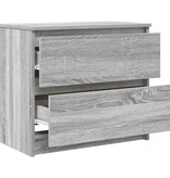 VidaXL Tv-meubel 60x35x54 cm bewerkt hout grijs sonoma eikenkleurig