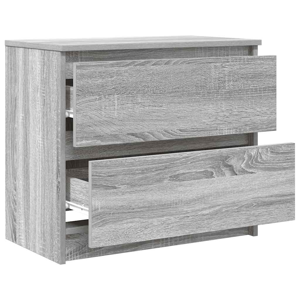 VidaXL Tv-meubel 60x35x54 cm bewerkt hout grijs sonoma eikenkleurig