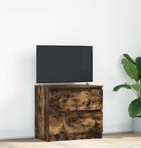 VidaXL Tv-meubel 60x35x54 cm bewerkt hout gerookt eikenkleurig