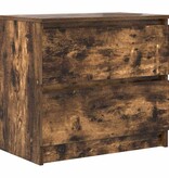 VidaXL Tv-meubel 60x35x54 cm bewerkt hout gerookt eikenkleurig