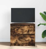 VidaXL Tv-meubel 60x35x54 cm bewerkt hout gerookt eikenkleurig
