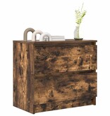 VidaXL Tv-meubel 60x35x54 cm bewerkt hout gerookt eikenkleurig