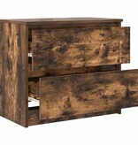 VidaXL Tv-meubel 60x35x54 cm bewerkt hout gerookt eikenkleurig