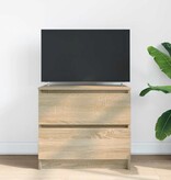 VidaXL Tv-meubel 60x35x54 cm bewerkt hout sonoma eikenkleurig
