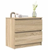 VidaXL Tv-meubel 60x35x54 cm bewerkt hout sonoma eikenkleurig
