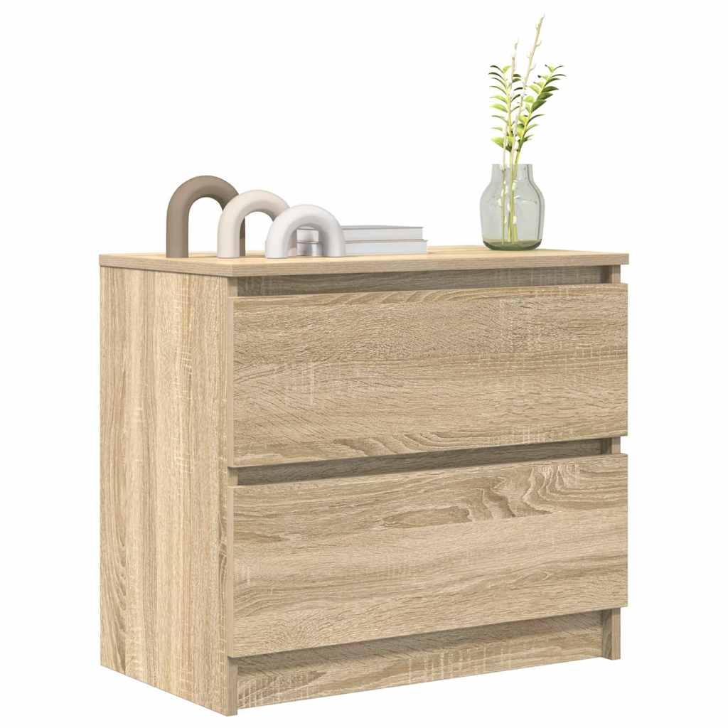 VidaXL Tv-meubel 60x35x54 cm bewerkt hout sonoma eikenkleurig