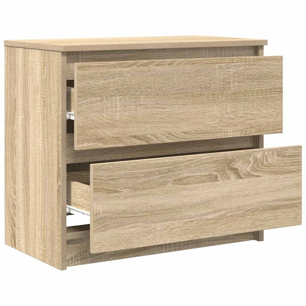 VidaXL Tv-meubel 60x35x54 cm bewerkt hout sonoma eikenkleurig