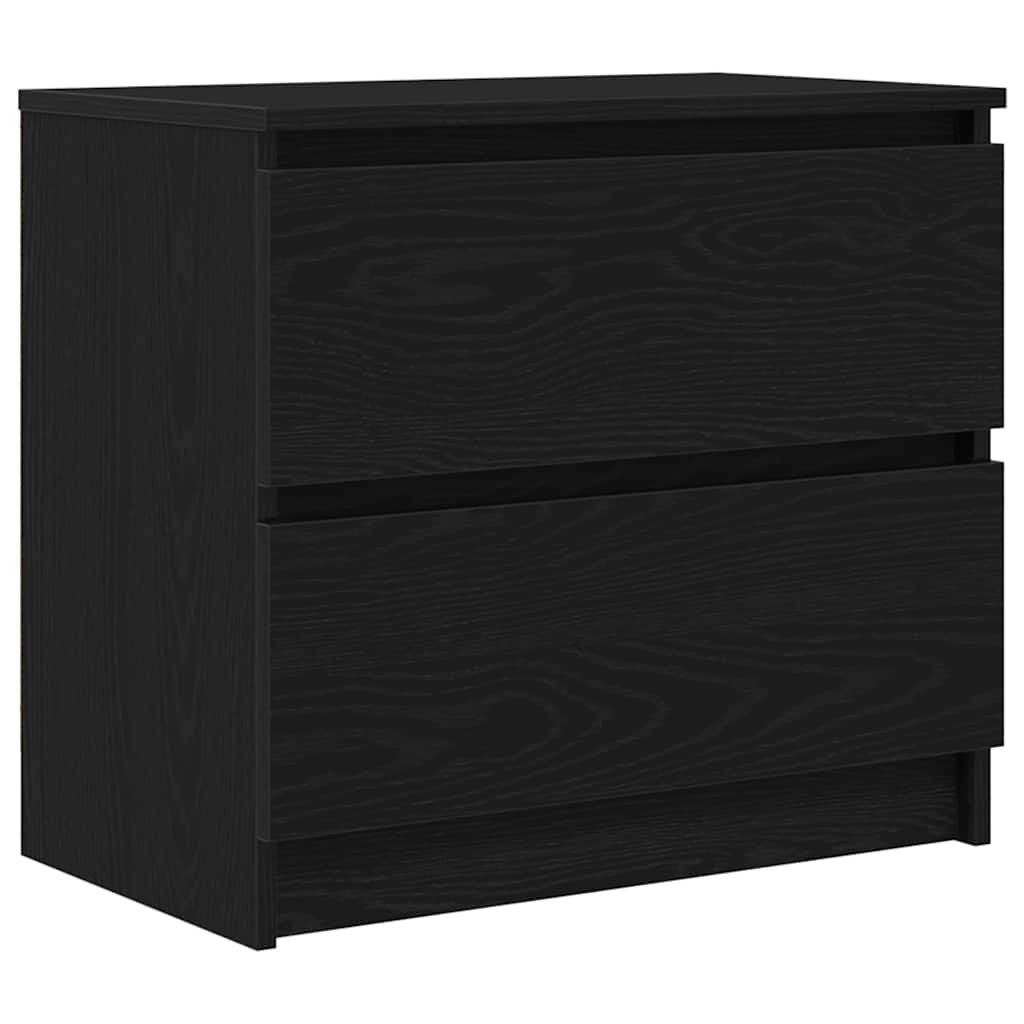 VidaXL Tv-meubel 60x35x54 cm bewerkt hout zwart