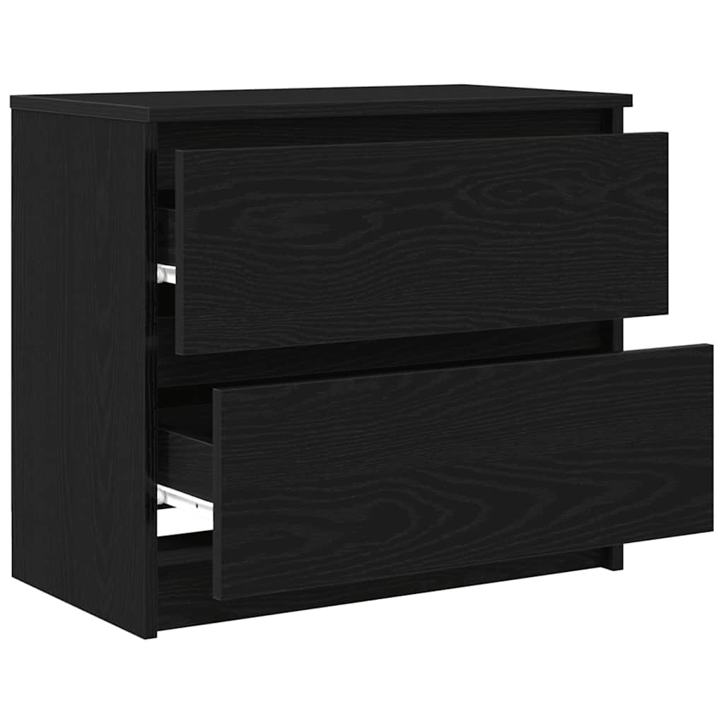 VidaXL Tv-meubel 60x35x54 cm bewerkt hout zwart