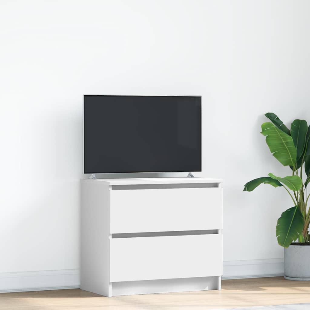 VidaXL Tv-meubel 60x35x54 cm bewerkt hout wit