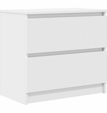 VidaXL Tv-meubel 60x35x54 cm bewerkt hout wit
