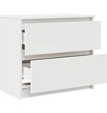 VidaXL Tv-meubel 60x35x54 cm bewerkt hout wit