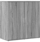 VidaXL Dressoir 79x38x80 cm bewerkt hout grijs sonoma