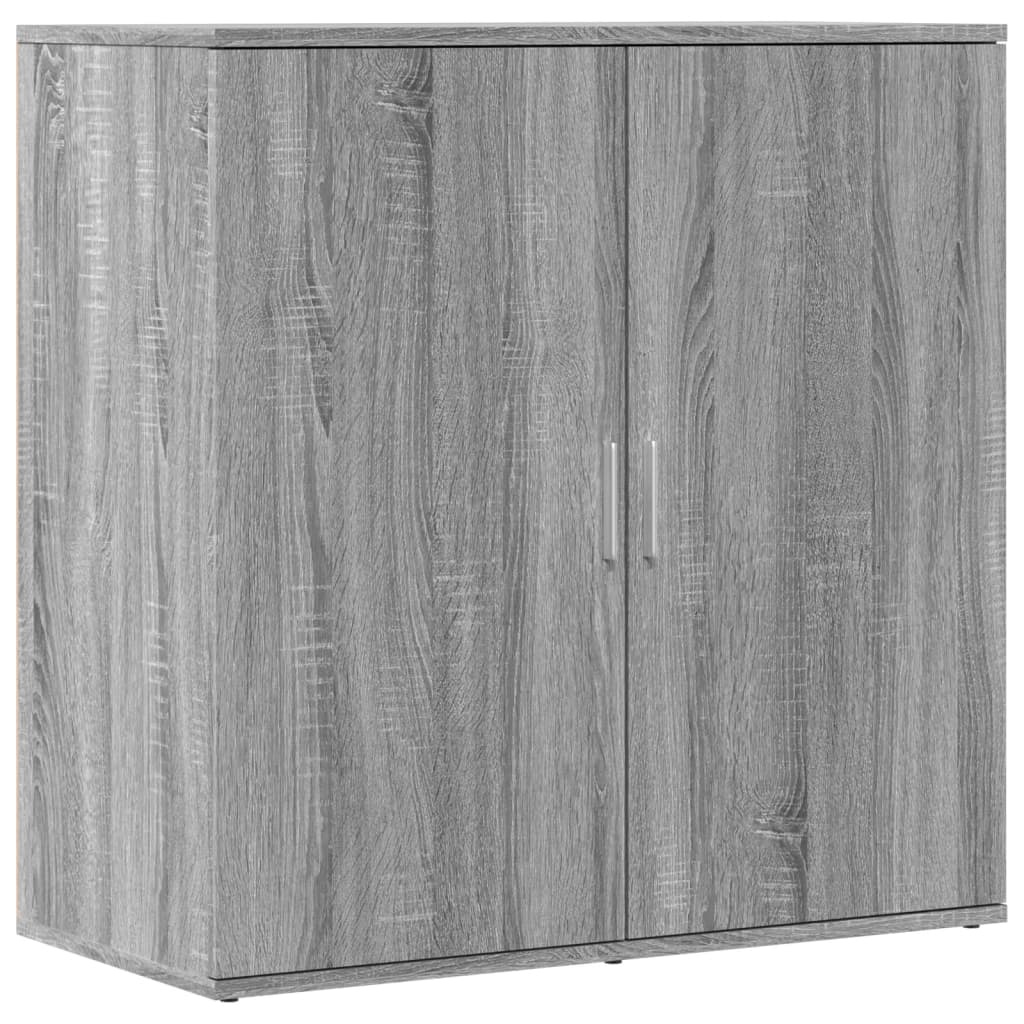 VidaXL Dressoir 79x38x80 cm bewerkt hout grijs sonoma