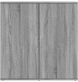 VidaXL Dressoir 79x38x80 cm bewerkt hout grijs sonoma