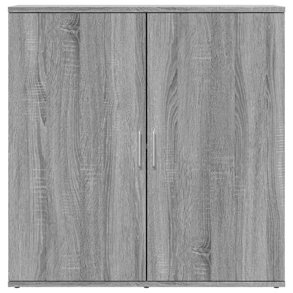 VidaXL Dressoir 79x38x80 cm bewerkt hout grijs sonoma
