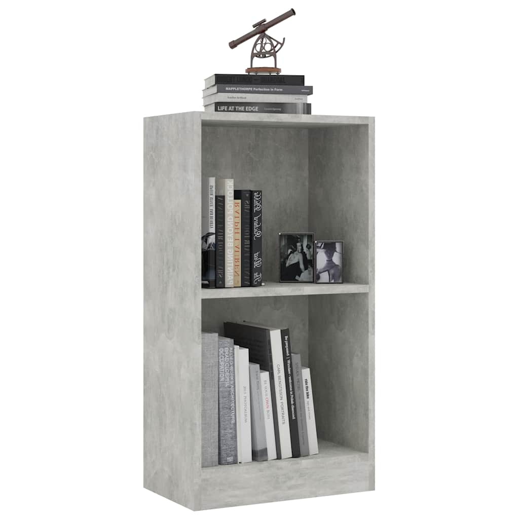 VidaXL Boekenkast 40x24x75 cm bewerkt hout betongrijs