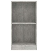 VidaXL Boekenkast 40x24x75 cm bewerkt hout betongrijs