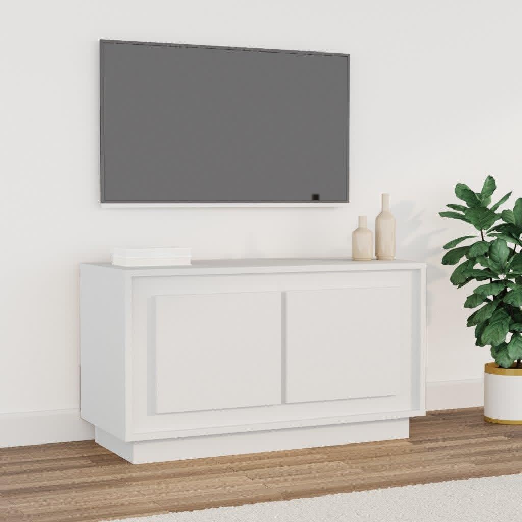VidaXL Tv-meubel 80x35x45 cm bewerkt hout wit