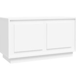 VidaXL Tv-meubel 80x35x45 cm bewerkt hout wit