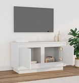 VidaXL Tv-meubel 80x35x45 cm bewerkt hout wit