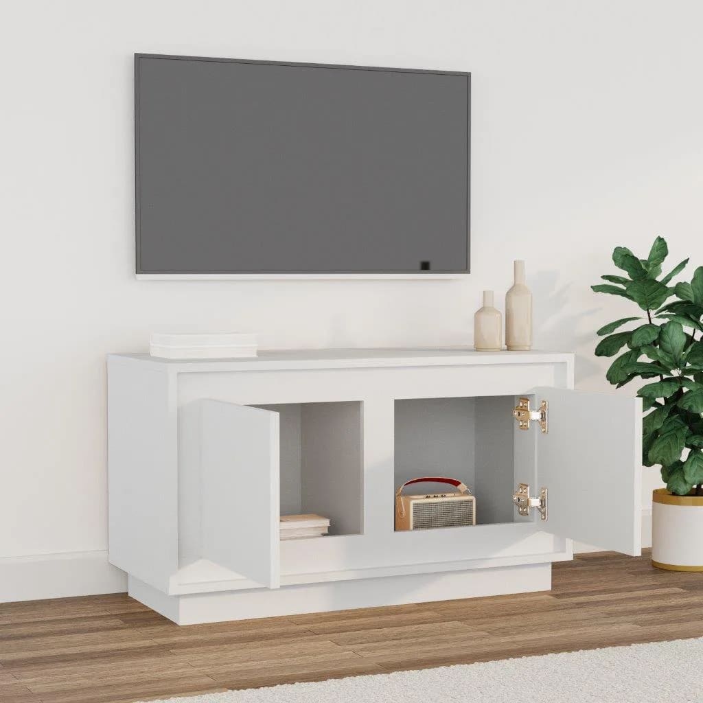 VidaXL Tv-meubel 80x35x45 cm bewerkt hout wit