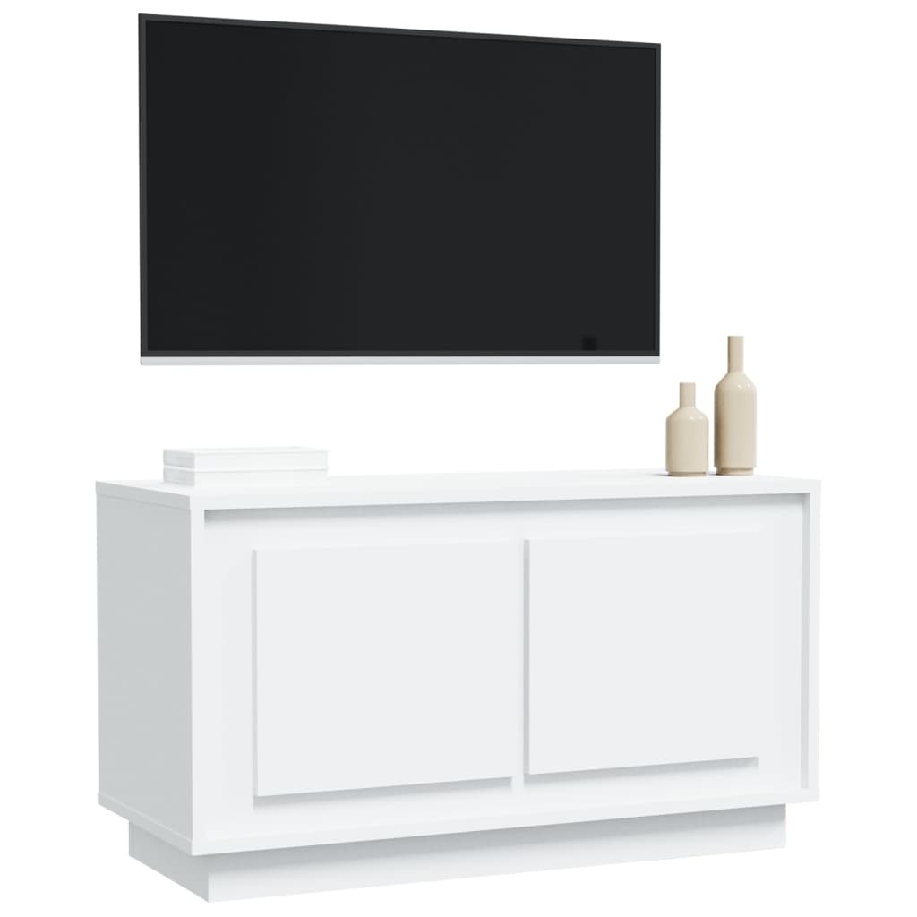 VidaXL Tv-meubel 80x35x45 cm bewerkt hout wit