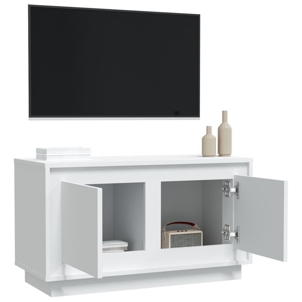 VidaXL Tv-meubel 80x35x45 cm bewerkt hout wit