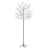 VidaXL Kerstboom 220 LED's koudwit licht kersenbloesem 220 cm