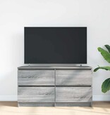 VidaXL Tv-meubel 100x35x54 cm bewerkt hout grijs sonoma eikenkleurig