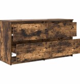 VidaXL Tv-meubel 100x35x54 cm bewerkt hout gerookt eikenkleurig