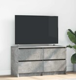 VidaXL Tv-meubel 100x35x54 cm bewerkt hout betongrijs