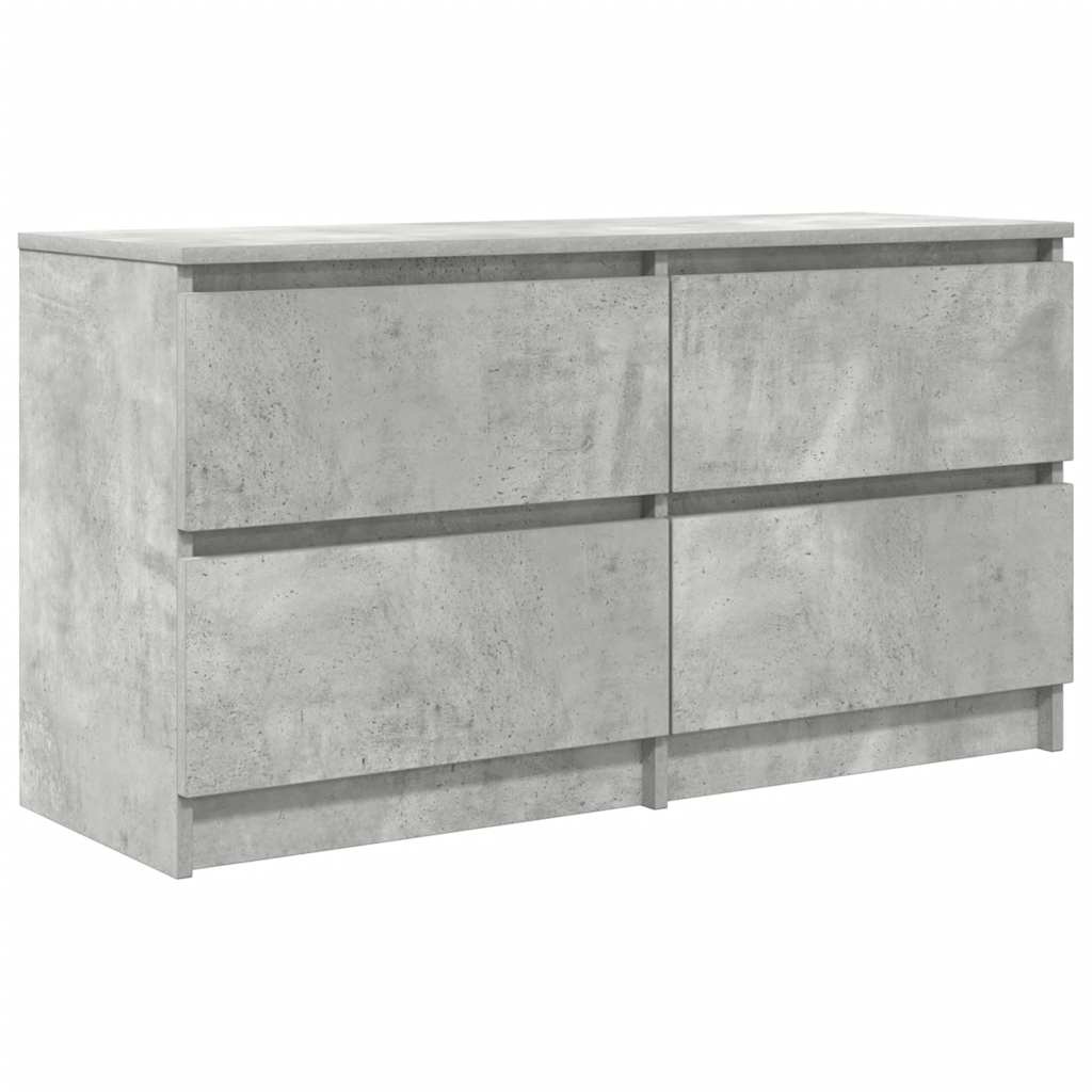 VidaXL Tv-meubel 100x35x54 cm bewerkt hout betongrijs