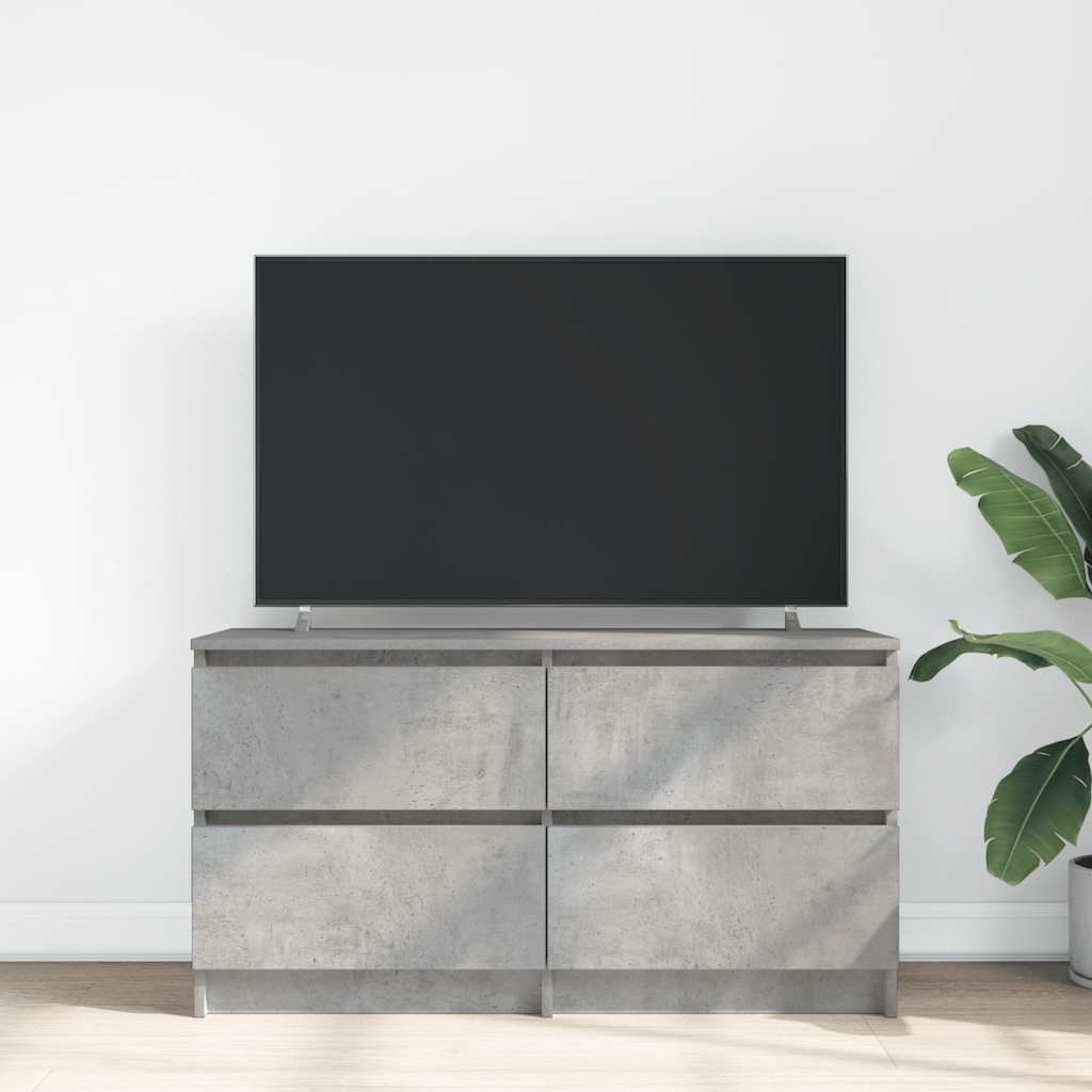 VidaXL Tv-meubel 100x35x54 cm bewerkt hout betongrijs