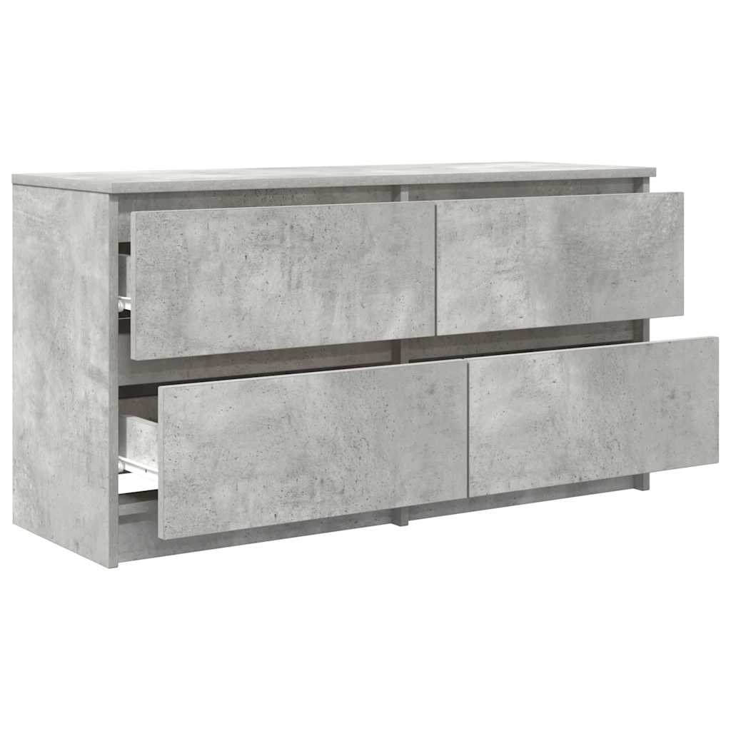 VidaXL Tv-meubel 100x35x54 cm bewerkt hout betongrijs