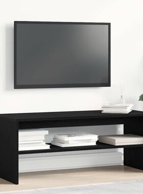 VidaXL Tv-meubel 100x40x40 cm spaanplaat zwart eikenkleurig