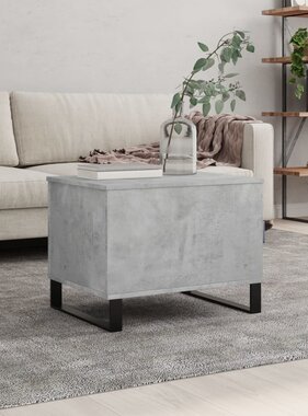 VidaXL Salontafel 60x44,5x45 cm bewerkt hout betongrijs